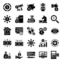  Pack Of Business Solid Icons 