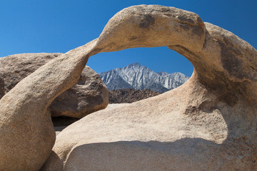 Lone Pine Peak through Mobius Arch