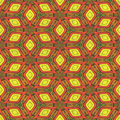 Abstract  cartoon kaleidoscope