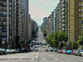 street in a city