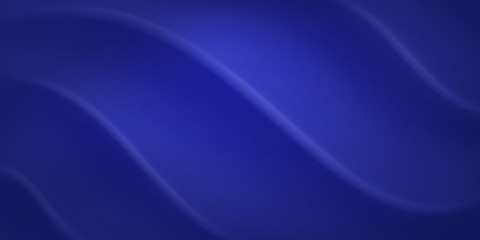 Abstract background with wavy surface in blue colors