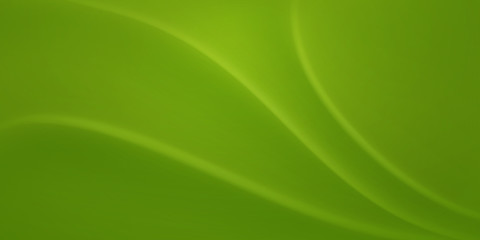 Abstract background with wavy surface in green colors