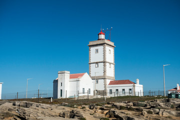 lighthouse on coast of portugal