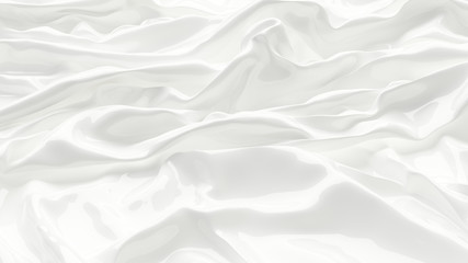 3D Illustration White Abstract Texture