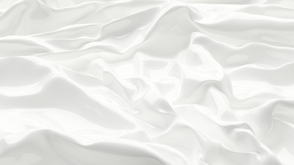 3D Illustration White Abstract Texture