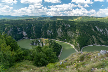 Fototapeta na wymiar Canyon Of Uvac River