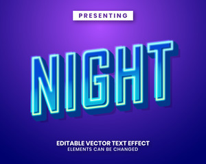 Modern gradient bold text style effect