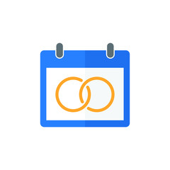 wedding day  calendar Happy wedding day, marige icon love icon 