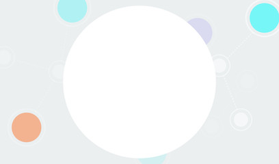Abstract Background with colored circles
