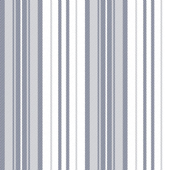 Seamless stripe pattern. Abstract blue and grey vertical lines on white background for summer dress, bed sheet, duvet cover, trousers, or other modern fashion or home fabric print.