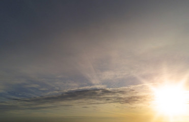Blue cloudy sky, Abstract nature background.