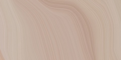 background graphic with modern soft curvy waves background design with tan, pastel gray and gray gray color