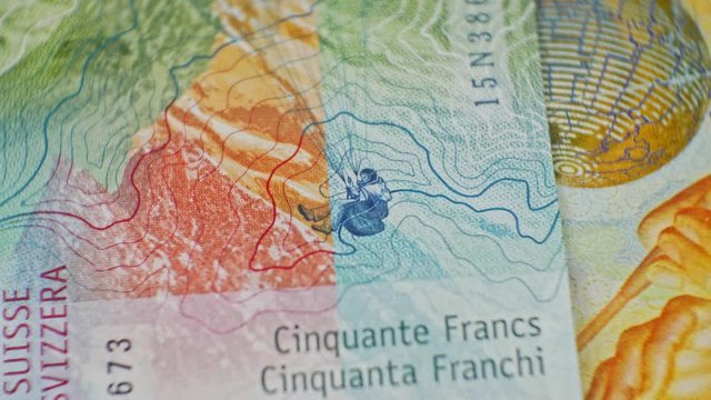 CHF 50 close up, swiss francs, Switzerland