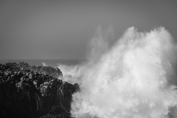 Big waves in Portugal