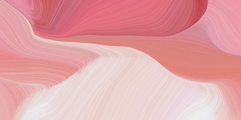 background graphic with curvy background illustration with pastel magenta, dark salmon and misty rose color