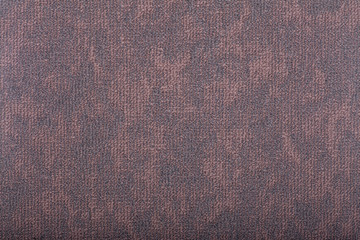 Carpet covering background. Pattern and texture of dark colour carpet. Copy space