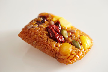 Yaksik, Korean sweet rice cake with dried fruit and nuts 