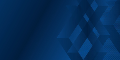 Obraz premium Modern dark blue abstract arrow presentation background. Vector illustration design for presentation, banner, cover, web, flyer, card, poster, wallpaper, texture, slide, magazine, and powerpoint. 