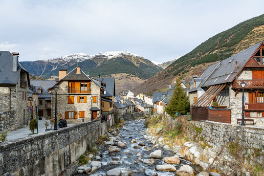 Vielha in Vall d'Aran, Catalonia (Spain).