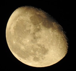 Close-up of the moon