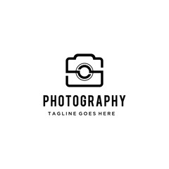 Illustration modern sign S Photography geometric logo design
