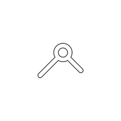 User icon. Photo avatar symbol. Fake profile sign. Logo design element