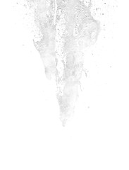 waterfall isolated on white background