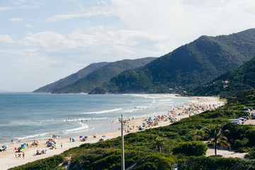 Fototapeta na wymiar Beach in Santa Catarina, Brazil