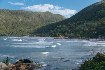 Beach in Santa Catarina, Brazil