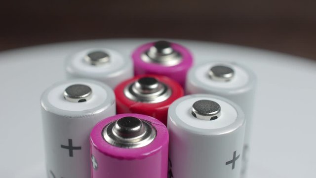 positive energy of pink and white batteries