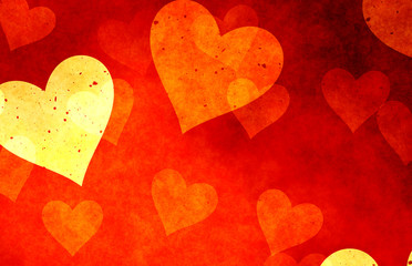 decorative love hearts