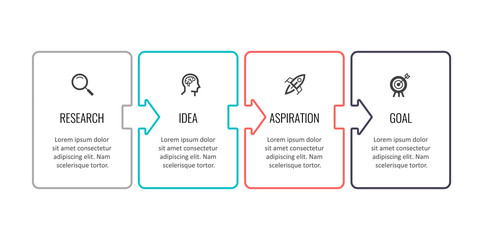 Obraz premium Vector infographic template