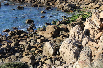 rocky and coastal beach
