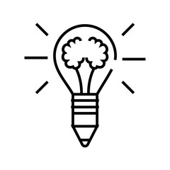 Great solution line icon, concept sign, outline vector illustration, linear symbol.