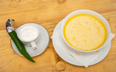 Rădăuţean chicken soup  