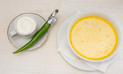 Rădăuţean chicken soup  