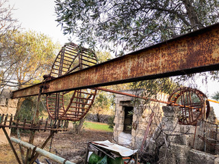 Noria, a ancient hydropowered mill