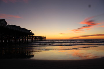 sunset pacific beach san diego