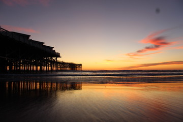 sunset pacific beach san diego