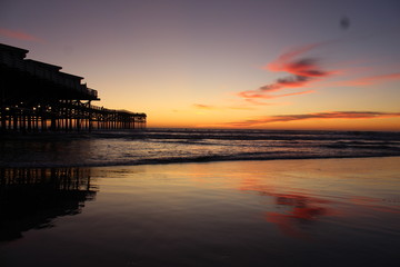 sunset pacific beach san diego