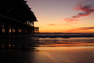 sunset pacific beach san diego