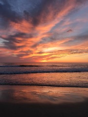 Obraz na płótnie Canvas Beach sunset