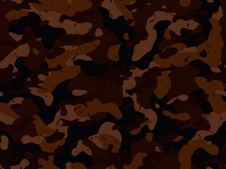 Full seamless camouflage texture skin pattern vector for military textile. Usable for Jacket Pants Shirt and Shorts. Dirty army camo masking design for hunting fabric print and wallpaper. 