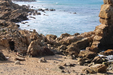  rocky  and coastal beach 