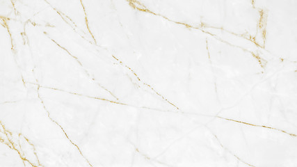 White and gold marble grunge texture crack pattern background. - obrazy, fototapety, plakaty