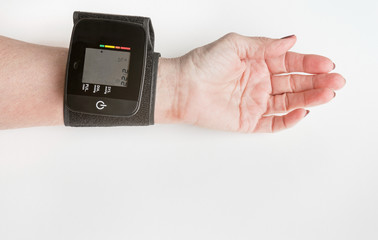 Arm with Wrist Blood Pressure Cuff 