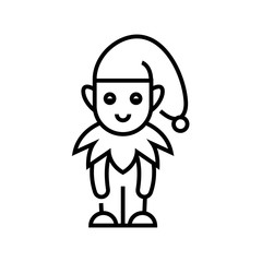 Home clown line icon, concept sign, outline vector illustration, linear symbol.