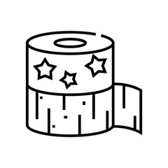 Holiday marks line icon, concept sign, outline vector illustration, linear symbol.