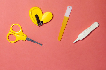 Pedicure and manicure instruments for baby