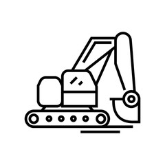 Industry technic line icon, concept sign, outline vector illustration, linear symbol.